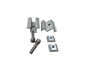 Năng lượng mặt trời giữa/Side kẹp Bộ cho năng lượng mặt trời PV chân đế panel năng lượng mặt trời với khung nhôm sửa chữa kẹp Anodized bề mặt h-hình dạng đường ray - Product Image 3