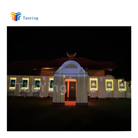 Projection de bâtiment extérieur Projection holographique Cartographie 3D Projection de bâtiment extérieur Cartographie 3D