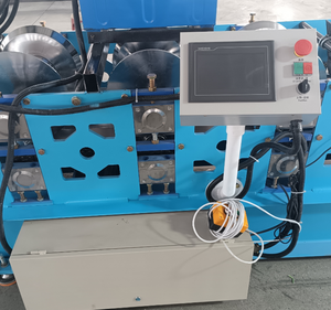 Electric Hydraulic Automatic Metal Roof Panel Round V Shaped Rain ridge Cap Roll Forming <b>Machine</b> Bearing Motor for Construction - Product Image 5