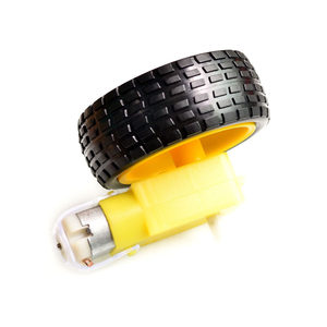 <span class=keywords><strong>Moteur</strong></span> et roue DC 3V-8V pour voiture intelligente Arduino DIY / <span class=keywords><strong>Moteur</strong></span> avec roue pour kit de voiture robot intelligente - Product Image 1