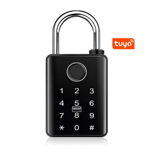 Nhà Máy Giá Tuya Ứng Dụng Mật Khẩu Ổ Khóa Không Thấm Nước Sinh Trắc Học Vân Tay Kỹ Thuật Số Thông Minh Cửa Thép Khóa Tăng Cường An Ninh - Product Image 1