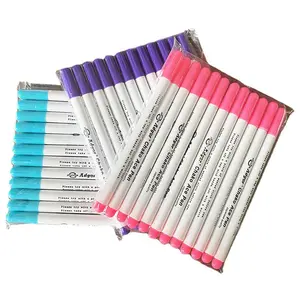 Wholesale Fabric Markers Temporary Marking Auto-Vanishing Water Erasable Fabric Water Soluble Marking Pen For Cloth Sewing