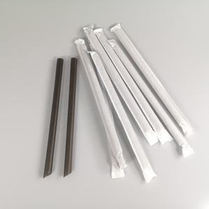 Wholesale Disposable <b>PLA</b> Drinking Straws Compostable Eco Friendly Beverage Straws for Coffee Juice Milk Tea - Product Image 1