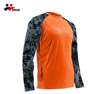 Chemises de poisson à manches longues par sublimation protection solaire <span class=keywords><strong>anti</strong></span> <span class=keywords><strong>UV</strong></span> sur mesure vêtements de pêche <span class=keywords><strong>maillot</strong></span> de pêche à séchage rapide - Product Image 3