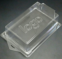 Caja de Embalaje con Tapa y Base de PET con Logotipo en Relieve, Forma Personalizada, para Figuras de Acción
