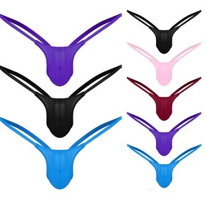 Culottes string pour hommes européens et américains, taille basse, avec nœuds, sexy et confortables, marque OEM, vente en gros - Product Image 1