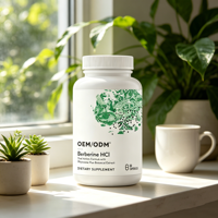 Capsules de berbérine HCl et de cannelle de Ceylan Borjigin – Soutien métabolique, santé immunitaire, antioxydant naturel pour adultes, complément alimentaire