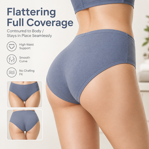 Culottes côtelées pour femmes, taille mi-haute, légères, respirantes, extensibles, unies, très élastiques et confortables - Product Image 3
