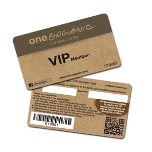 Custom artwork printing plastic gift loyalty membership VIP card