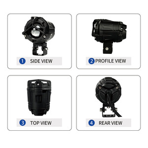 Liuhjg <span class=keywords><strong>LED</strong></span> ánh sáng tại chỗ 12-80V xe máy <span class=keywords><strong>LED</strong></span> sương mù ánh sáng 1 len đa màu sắc IP 67 không thấm nước loại với đèn pha <span class=keywords><strong>LED</strong></span> - Product Image 5