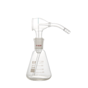 Triangular Thin Layer Long Neck Spray Bottle 100ml Standard Joint 19/26 Laboratory Glassware - Product Image 1