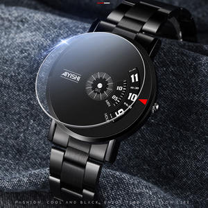 <span class=keywords><strong>Reloj</strong></span> aiyshe de Marca Superior para Hombre, Esfera Creativa, Movimiento de Alta Calidad, Relojes de Cuarzo, Relojes de Pulsera de Acero Inoxidable - Product Image 2