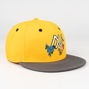 Casquette de baseball ajustée TCAP Chine personnalisée à 6 panneaux, broderie et sérigraphie, mélange de laine - Product Image 2