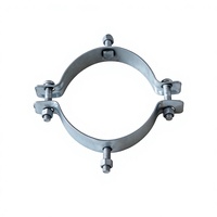 Pince de fixation pour poteau en acier au carbone électrogalvanisé à double boulon pour ligne électrique aérienne – Vente en gros, commande en vrac, approvisionnement direct usine