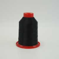 Yüksek Mukavemetli Sürekli Filament Polyester Dikiş İpliği 70D/3 Tex21 Ticket %100 Boyalı Düşük Çekme Yüksek Dayanıklılık