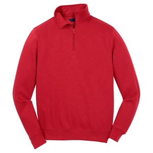 Sweat-shirt tricoté à quart de zip pour homme, personnalisable OEM, vente en gros - Product Image 5