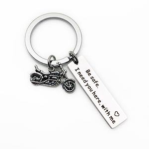 Tùy Chỉnh Xe Máy Xe Mặt Dây Chuyền Keychain Sáng Tạo Titan Thép Keychain - Product Image 3