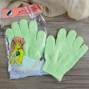 Guante de Ducha Exfoliante de Nailon al por Mayor, Guantes de Masaje para Spa, Limpieza Profunda, Eliminador de Células Muertas Suaves para Baño - Product Image 3