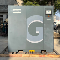 Compresor de Aire Industrial de Tornillo Atlas Copco GA55 GA45 GA75 Usado, Compresor de Aire Industrial Fijo en Venta