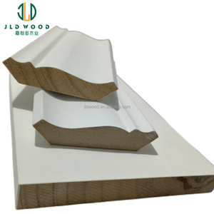 Molduras de Madera para Techo y Zócalo, Suministro Directo de Fábrica China, Molduras de Madera Colonial para Diseño Elegante, Molduras Blancas Imprimadas - Product Image 3