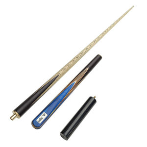 OMin Blue Bird 3/4 Taco <span class=keywords><strong>de</strong></span> billar <span class=keywords><strong>de</strong></span> <span class=keywords><strong>dos</strong></span> piezas para snooker chino, taco <span class=keywords><strong>de</strong></span> punta pequeña para billar Black Eight 10mm - Product Image 1
