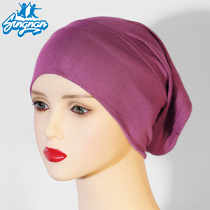 <span class=keywords><strong>Bonnet</strong></span> Jacquard Couleur Unie Anti-Boulochage Anti-Décoloration 48-50cm <span class=keywords><strong>Femme</strong></span> Élastique Respirant Pur Coton Coton Mercerisé - Product Image 1