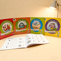 Livres de Dessin et d'Apprentissage d'Histoires Éducatifs Personnalisés pour Enfants, Reliure Piqure à Cheval, Impression sur Papier d'Art
