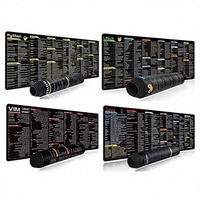 Tapis de souris en Java pour la programmation Python, touches de raccourci, extra large, résistant aux taches, antidérapant, transfert thermique, épaisseur 2-4 mm