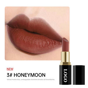 24 colores Cremoso Mineral Moda Mate Belleza ClearLasting Impermeable Lujo 24 horas Lápiz labial para labios - Product Image 4