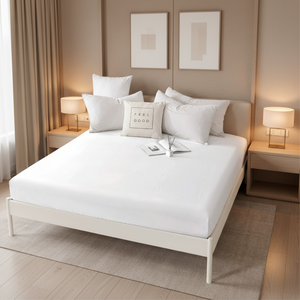 White Non-slip <strong>Protective</strong> Dustproof <strong>Bed</strong> Cover <strong>Mattress</strong> Cover Hotel <strong>Mattress</strong> <strong>Protector</strong> - Product Image 1