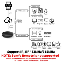 Control Remoto Universal Infrarrojo Tuya Wifi IR RF para Aire Acondicionado, TV, Hogar Inteligente, Compatible con Alexa y Google Home