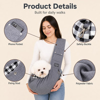 Sac de transport pour animaux de compagnie, respirant, mains libres, bandoulière, pour chat et chien, 7,5 kg, polyester, 15 couleurs, OEM, vente en gros