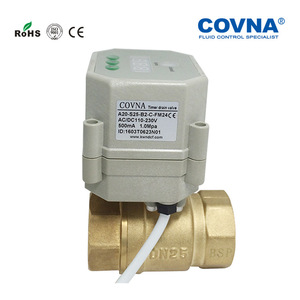 วาล์วบอลไฟฟ้า Covna ขนาด 15-25 มม. แบบเกลียวทองเหลือง พร้อมระบบควบคุมเวลา สำหรับน้ำ น้ำมัน และไอน้ำ - Product Image 4