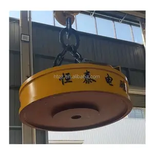 Fourniture d'un aimant électrique professionnel pour le levage de déchets d'acier 300kg 500kg 1 tonne électroaimants pour tuyaux de levage