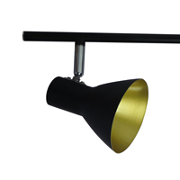 Projecteur Led à Double tête Gu10, lumière en fer doré et noir Morden de haute qualité à fixer au plafond de chambre d'hôtel, luminaire décoratif d'intérieur