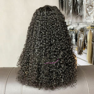 Perruque en cheveux humains Pixie Curl 360lace, différentes tailles, vente en gros, couleur naturelle SDD - Product Image 4