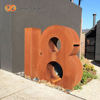 Boîte aux lettres extérieure autoportante en acier Corten, boîte à colis personnalisée, boîte à lettres durable, antivol, étanche, certifiée CE