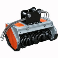 Desbrozadora Multifuncional para Excavadora 3 en 1, Máquina Hidráulica para Limpieza de Terrenos