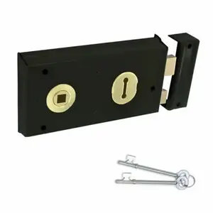 플랜지가 붙은 헛간 문을 위한 2 개의 레버 두 배 손잡이 뒤집을 수 있는 변죽 창틀 자물쇠