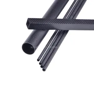 20mm 3 k dệt carbon sợi ống 65mm 70mm 73mm 74mm 75mm sợi carbon rod/ống