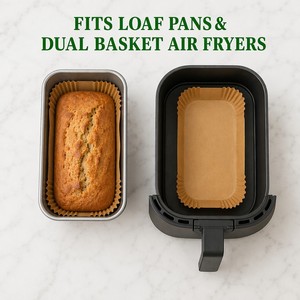 Feuilles de papier cuisson jetables écologiques de qualité <span class=keywords><strong>alimentaire</strong></span> pour moules à pain rectangulaires 9x5, 250 pièces, marron, 2lb, directement de l'usine - Product Image 4