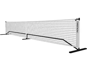 2024 grosir jaring Pickleball tenis portabel aksesori regulasi 22 kaki untuk penggunaan luar ruangan dan dalam ruangan dapat disesuaikan