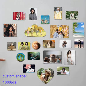 التسامي Mdf صورة شخصية فارغة قابلة لطباعة مغناطيس الثلاجة المخصص - Product Image 3