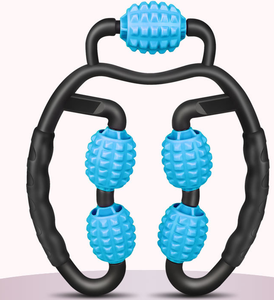 Bras Jambe Cou Muscle <span class=keywords><strong>Relax</strong></span> U Forme Rouleau de Massage pour Salle De Sport Yoga Sport 4 Roues - Product Image 2