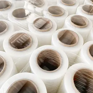 Rouleau de film étirable en plastique d'emballage rétractable transparent Lldpe Soft Rotolo Di Imballaggio pour l'emballage