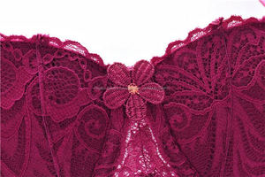 Multifunzionale Ladi Mezza Coppa Del <span class=keywords><strong>Reggiseno</strong></span> E Slip Set Donna Sexy Pizzo Del <span class=keywords><strong>Reggiseno</strong></span> - Product Image 6