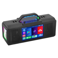 Machine de karaoké 2G+32G à écran tactile avec système Android 12 et microphone pour fêtes, livraison immédiate - Meilleures ventes
