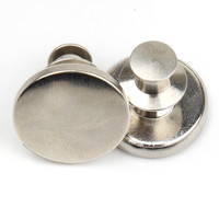 Boutons et rivets en laiton ronds écologiques avec logo personnalisé, boutons en métal pour vêtements en jean, boutons en jean pour vêtements