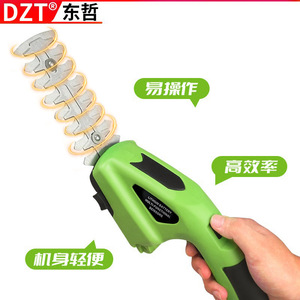 Cortasetos Eléctrico Dzt de 400 mm con Doble Cuchilla, Batería de Litio, Inalámbrico, Herramienta de Poda de Una Mano - Product Image 4
