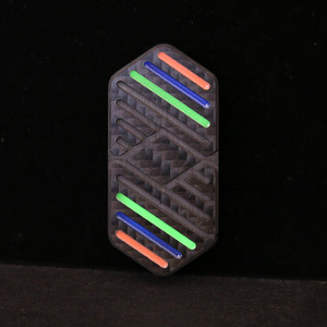 Spinner de Fibra de Carbono Luminoso, Juguete Antiestrés EDC para Niños y Adultos, Función de Alivio del Estrés, Unisex - Product Image 3